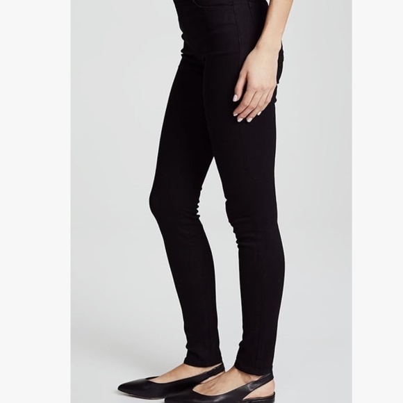 J Brand Maria high rise skinny jeans black 26 - Picture 2 of 15